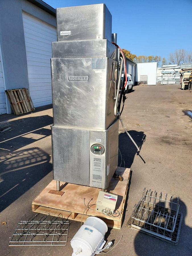 Used HOBART AM15VLT Ventless TALL PAN WASHER with BOOSTER